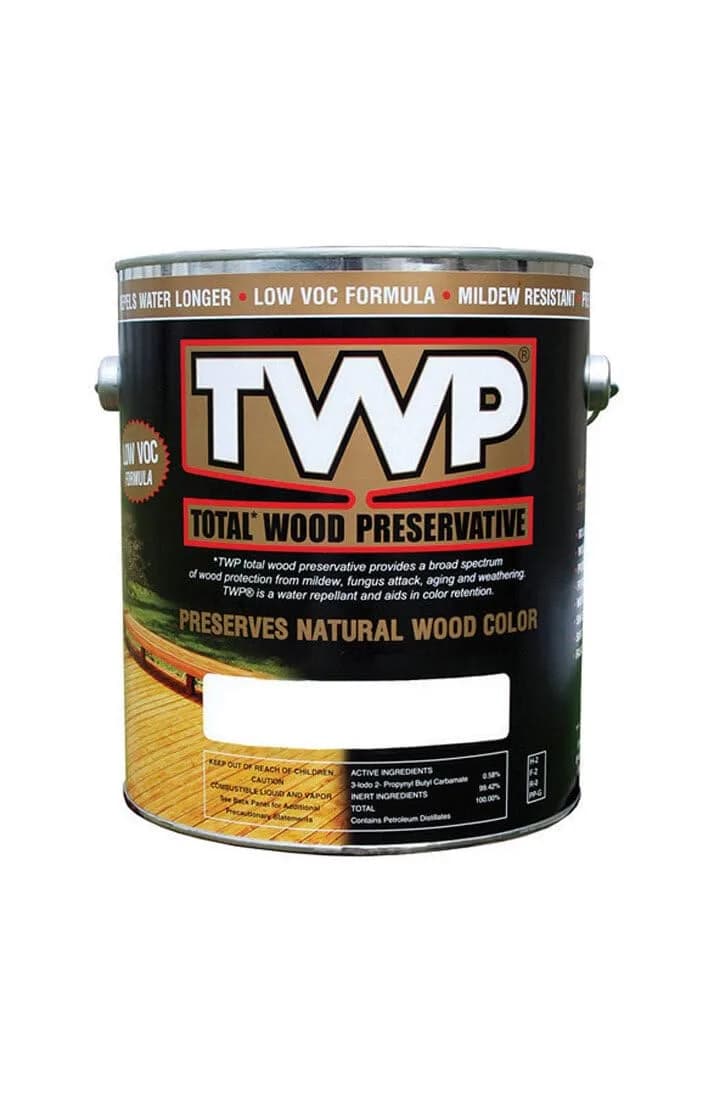 AMTECO DIVISION OF GEMINI INDUSTRIE TWP 1520 Pecan Low VOC Wood Preservation Stain 1 Gallon | Eco-Friendly, Water & UV Resistant