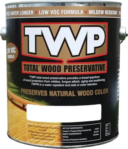 AMTECO DIVISION OF GEMINI INDUSTRIE TWP 1520 Pecan Low VOC Wood Preservation Stain 1 Gallon | Eco-Friendly, Water & UV Resistant thumbnail 2