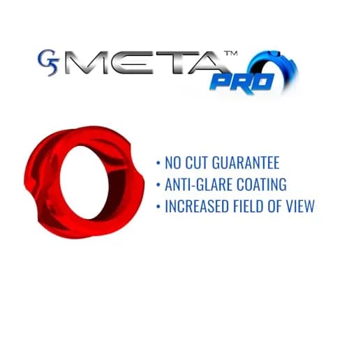 G5 Meta Pro Anti-Glare Archery Peep Sight, Red, 3/16 Inch | Perfect Circle & Reduced String Wear thumbnail 7