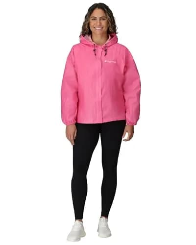 FROGG TOGGS Women's Ultra-Lite2 Waterproof Breathable Rain Jacket, Pink, X-Large | Lightweight, Breathable & Packable thumbnail 1