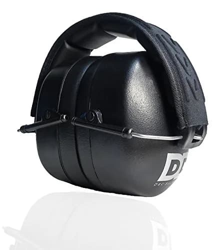 DECIBEL DEFENSE Professional Safety Ear Muffs 37dB NRR | Highest Rated & Most Comfortable Hearing Protection for Shooting & Industrial Use thumbnail 4
