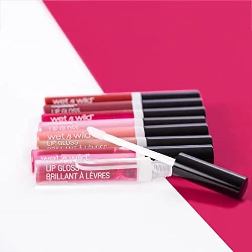 wet n wild MegaSlicks Lip Gloss Red Cherish | Ultra-Glossy, Vitamin-E Enriched, Vegan (16.26 ml / 0.55 Fl Oz) thumbnail 7