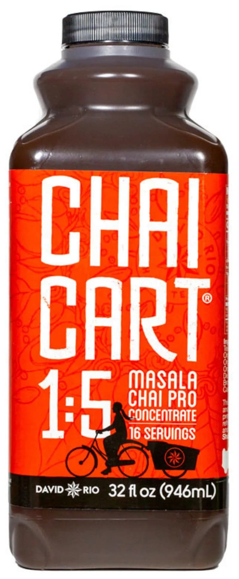 David Rio Cub Chai Super Concentrate 32 fl oz | Authentic Masala Chai for Home & Pros