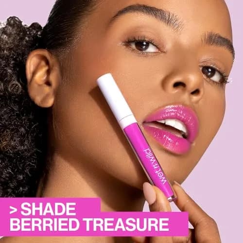 wet n wild MegaSlicks Lip Gloss, That's My Jam Shade, 5.39 g (0.19 Oz) | Vitamin E Enriched, Cruelty-Free & Vegan thumbnail 2