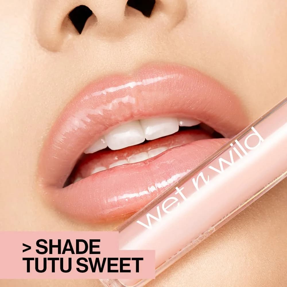 wet n wild MegaSlicks Lip Gloss, That's My Jam Shade, 5.39 g (0.19 Oz) | Vitamin E Enriched, Cruelty-Free & Vegan - view 3