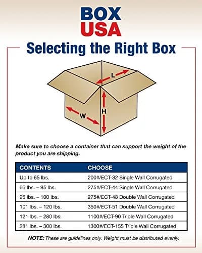 BOX USA 9x4x3 Long Corrugated Boxes Pack of 25 | Strong Wholesale Shipping & Storage thumbnail 2