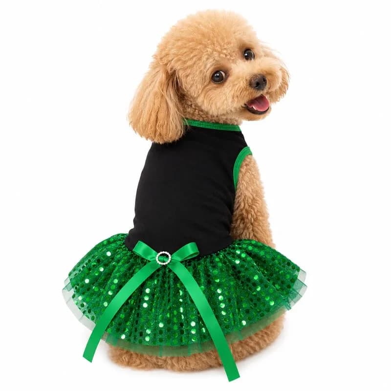 Petitebella Puppy Dress Medium | Small Dog Party & Birthday Outfit thumbnail 2