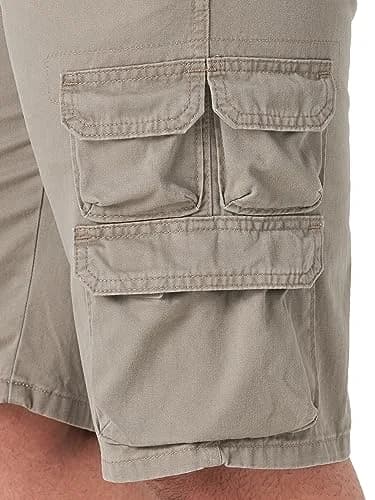 Wrangler Authentics Men's Premium Twill Cargo Short (Bennard), Bullfrog, 34 | Relaxed Fit, 11" Inseam, Cotton Twill thumbnail 4