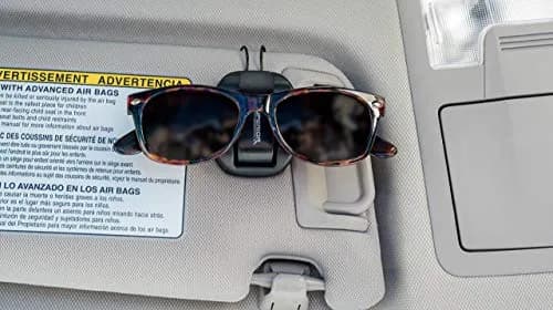 SUPERIOR ESSENTIALS Sunglasses Holder for Sun Visor/Air Vent - Black, 1 Pack | Easy One Handed Operation thumbnail 2