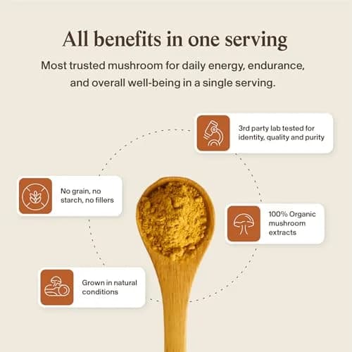 Real Mushrooms Cordyceps Mushroom Powder 60 Servings | Organic Energy & Wellness Support thumbnail 7