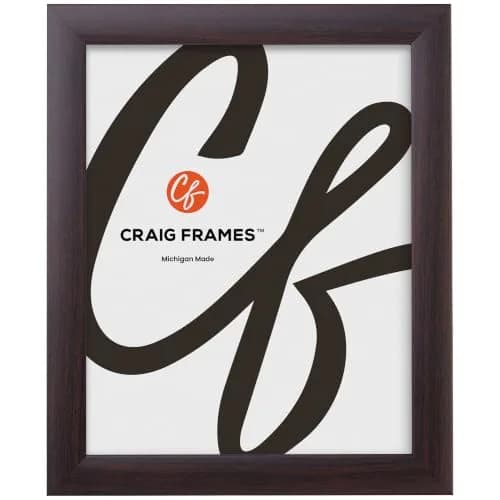 Craig Frames 22x28 inch Brazilian Walnut Picture Frame | Shatter-Resistant Acrylic Front, USA-Sourced thumbnail 1
