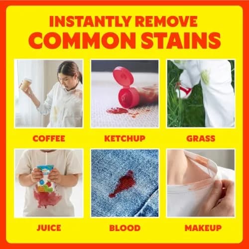 Shout Wipe & Go Instant Stain Remover Wipes 144 Count | Portable Stain Solution for On-the-Go Messes thumbnail 5
