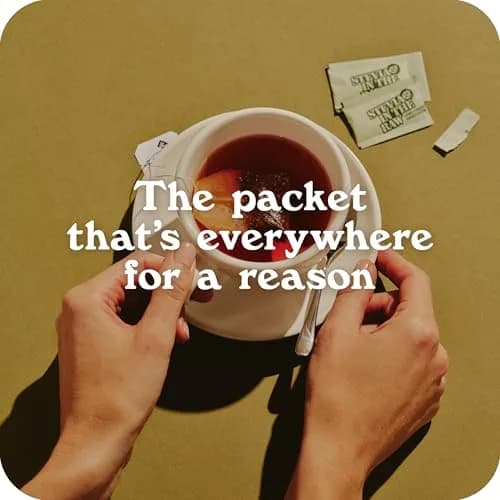 IN THE RAW Stevia Sweetener Packets 400 Count | Zero Calorie Plant-Based Sugar Substitute thumbnail 3
