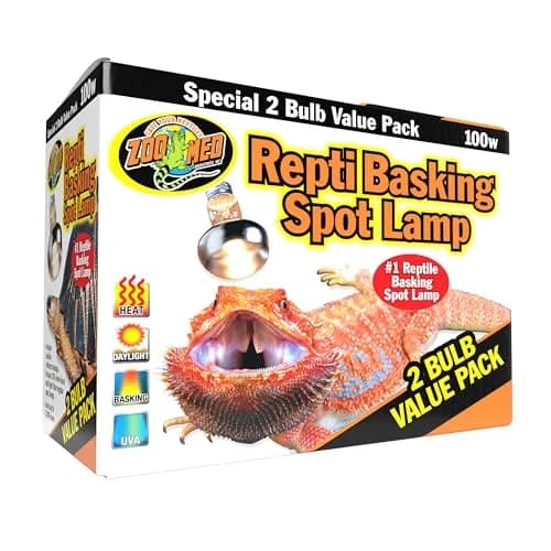 Zoo Med Basking Spot Lamps 100W (3 Packs of 2) | UVA Heat for Reptiles thumbnail 6