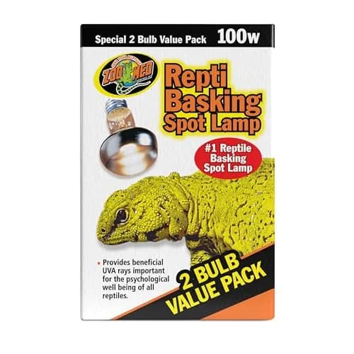 Zoo Med Basking Spot Lamps 100W (3 Packs of 2) | UVA Heat for Reptiles thumbnail 2
