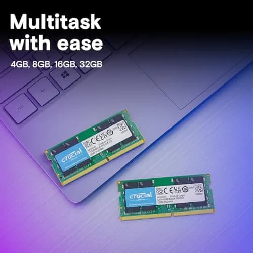 Crucial 16GB DDR4 RAM Kit (2x8GB) 2400MHz | Seamless Laptop Upgrade for 13th Gen Intel & AMD Ryzen thumbnail 4