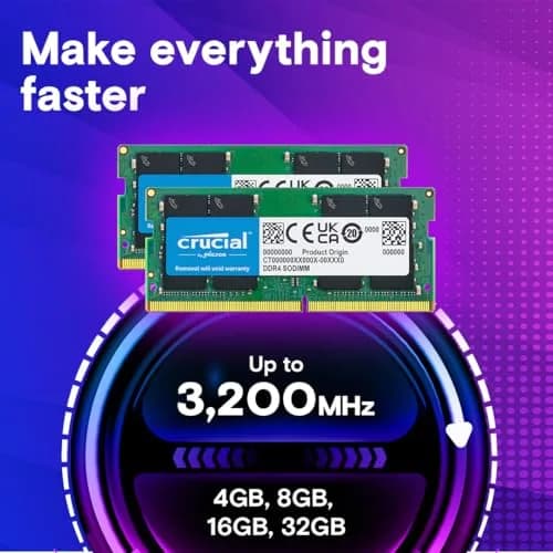 Crucial 16GB DDR4 RAM Kit (2x8GB) 2400MHz | Seamless Laptop Upgrade for 13th Gen Intel & AMD Ryzen thumbnail 2