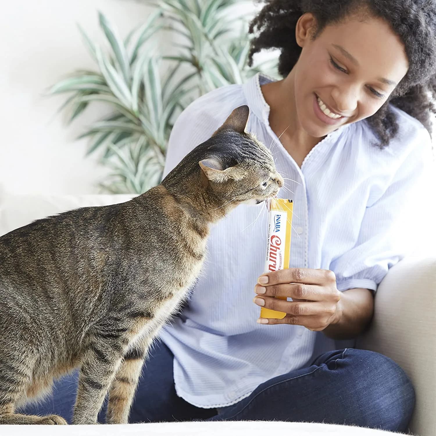 INABA Churu Lickable Creamy Purée Cat Treats 5 Flavor Variety Pack, 40 Tubes (20 oz / 567 g) - view 7