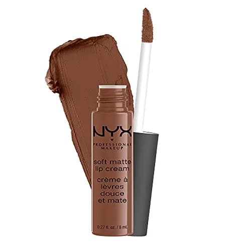 NYX PROFESSIONAL MAKEUP Soft Matte Lip Cream, Berlin (Medium Warm Brown) 7.7ml (0.27 Fl Oz) | PETA-Certified Cruelty-Free Matte Lipstick thumbnail 1
