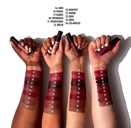 NYX PROFESSIONAL MAKEUP Soft Matte Lip Cream, Berlin (Medium Warm Brown) 7.7ml (0.27 Fl Oz) | PETA-Certified Cruelty-Free Matte Lipstick thumbnail 5