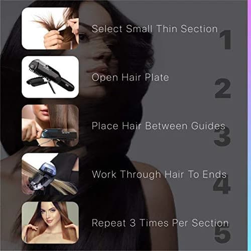 Split-Ender PRO Hair Trimmer - Cordless Professional Hair Tool for Damaged & Frizzy Hair | Black thumbnail 9