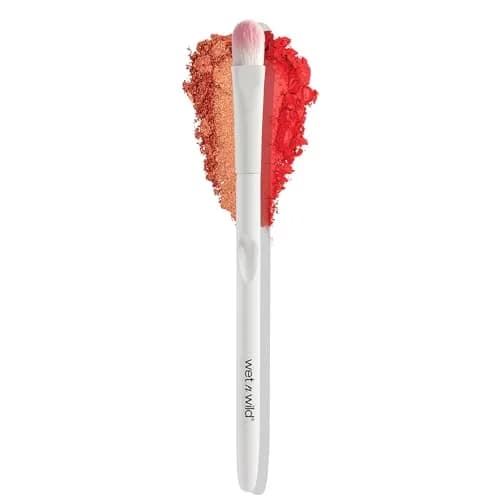wet n wild Large Eyeshadow Brush | Precision Blending Application, Soft Synthetic Fibers, Ergonomic Handle — Large Eyeshadow Brush