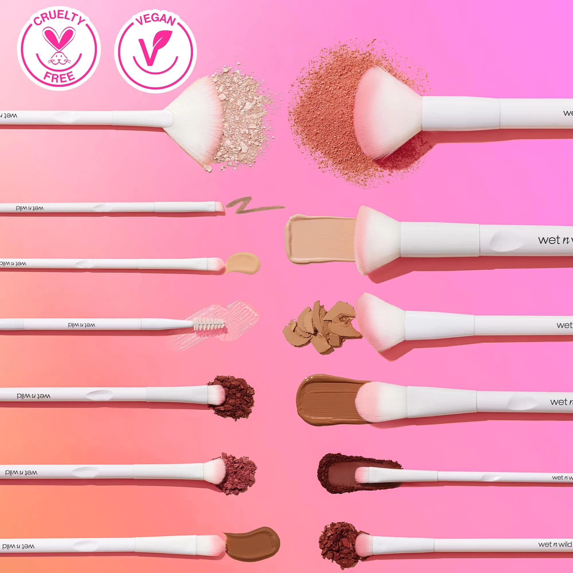 wet n wild Large Eyeshadow Brush | Precision Blending Application, Soft Synthetic Fibers, Ergonomic Handle - view 2