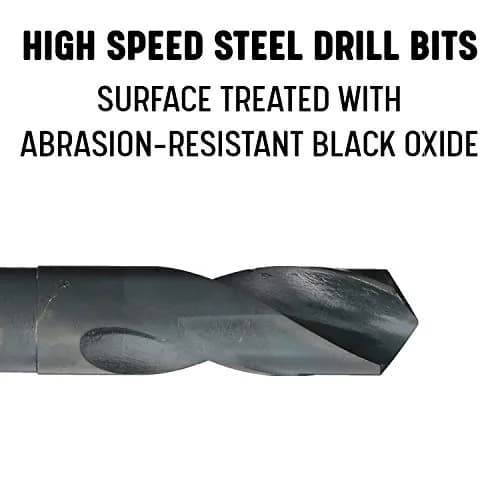 Drill America 53/64" Reduced Shank High Speed Steel Drill Bit | Precision Ground, Black Oxide Finish (70-120 chars) thumbnail 2