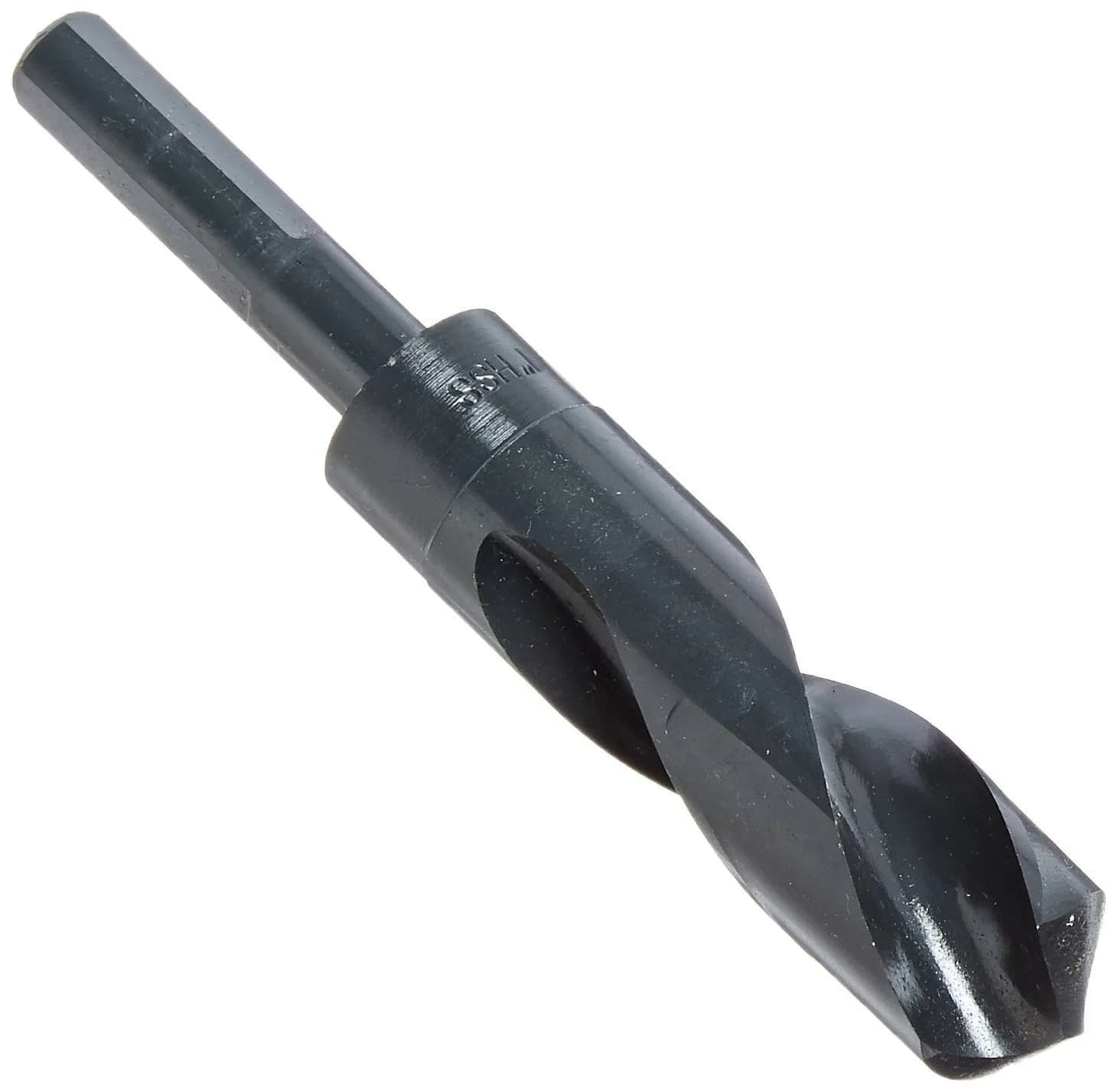 Drill America DWDRSD34X51/64 51/64" Reduced Shank High Speed Steel Drill Bit with 3/4" Shank | Precision Ground, Black Oxide Finish