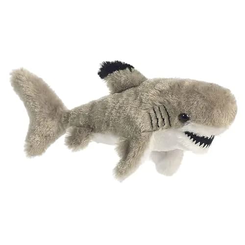 Aurora Mini Flopsie 10" Black Tipped Shark Plush | Soft, Bean-Filled Stuffed Animal Toy thumbnail 2