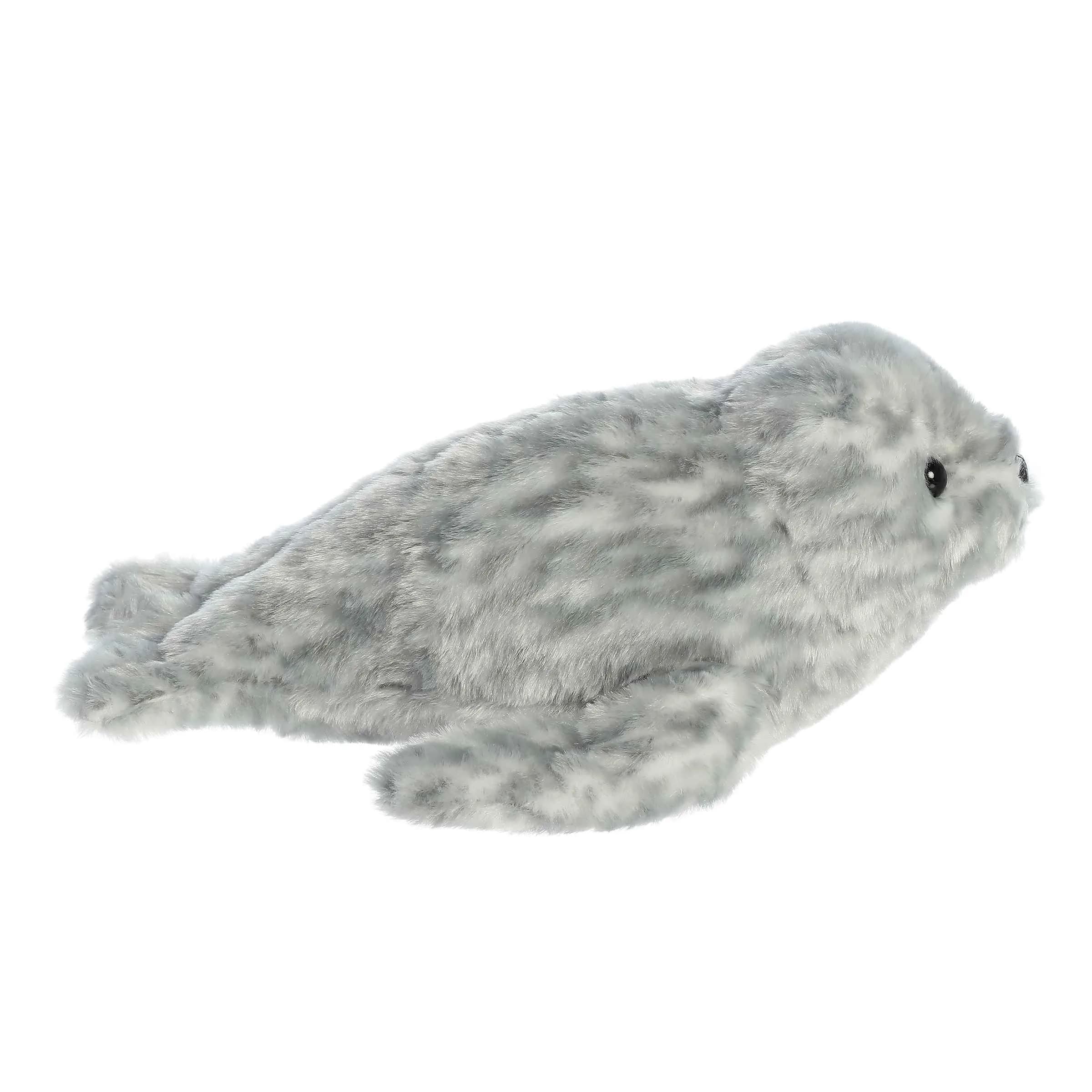 Aurora Mini Flopsie Harbor Seal Plush Toy 8-Inch | Soft & Cuddly Marine Companion - view 3