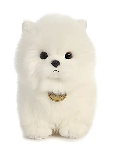 Aurora Miyoni Tots 8.5" Pompom Pup Plush Toy | Hand-stitched, Bean Pellets, Unisex thumbnail 2