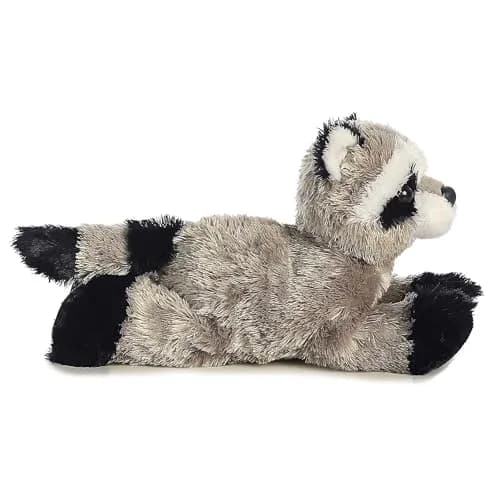 Aurora Mini Flopsie Rascal Raccoon Plush Toy 20 cm (8 inches) | Soft & Adorable Woodland Friend thumbnail 3