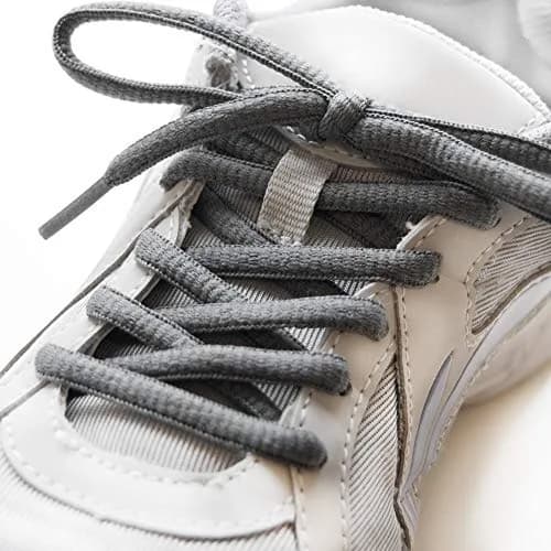 Lace Kings Oval Shoelaces Dark Grey 36in | Stylish Athletic Replacement thumbnail 3