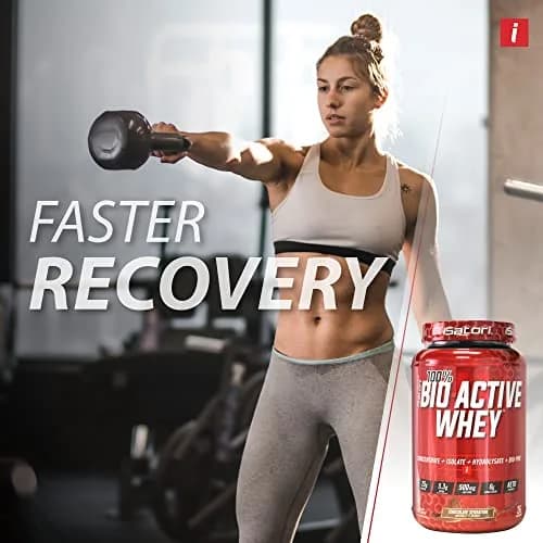 iSatori 100% Bio-Active Whey Protein Chocolate Flavor | 26 Servings, 25g Protein, Supports Faster Recovery thumbnail 4