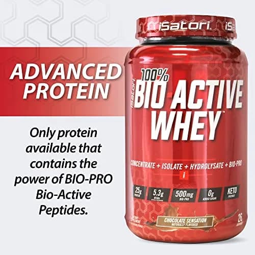 iSatori 100% Bio-Active Whey Protein Chocolate Flavor | 26 Servings, 25g Protein, Supports Faster Recovery thumbnail 7