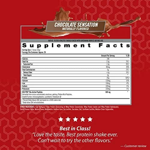 iSatori 100% Bio-Active Whey Protein Chocolate Flavor | 26 Servings, 25g Protein, Supports Faster Recovery thumbnail 2