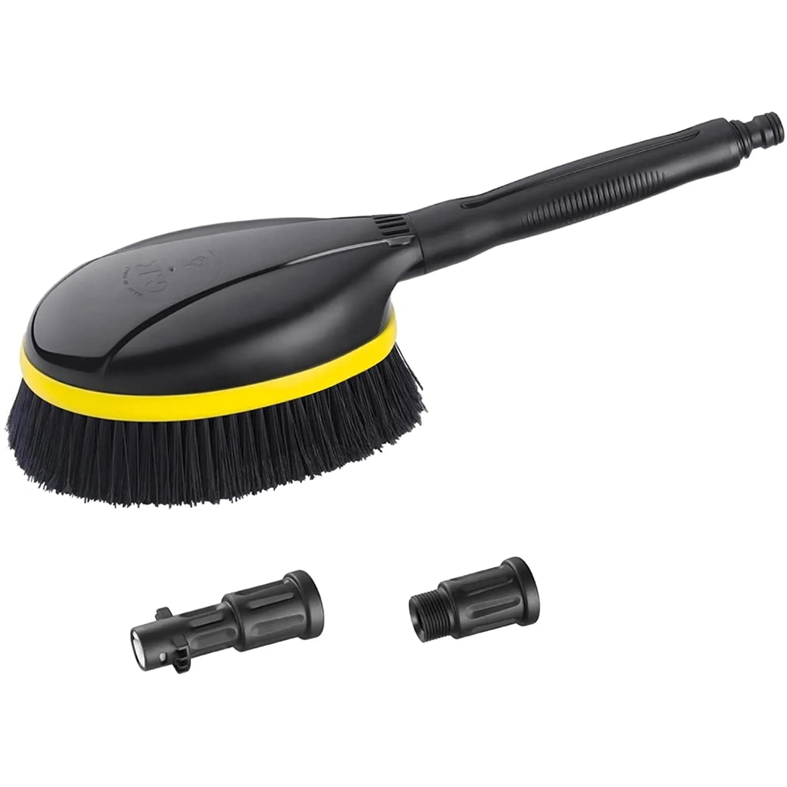 Kärcher Rotating Wash Brush for Pressure Washers up to 4000 PSI | Automatic Soap Dispensing, Universal Compatibility, Black — Black