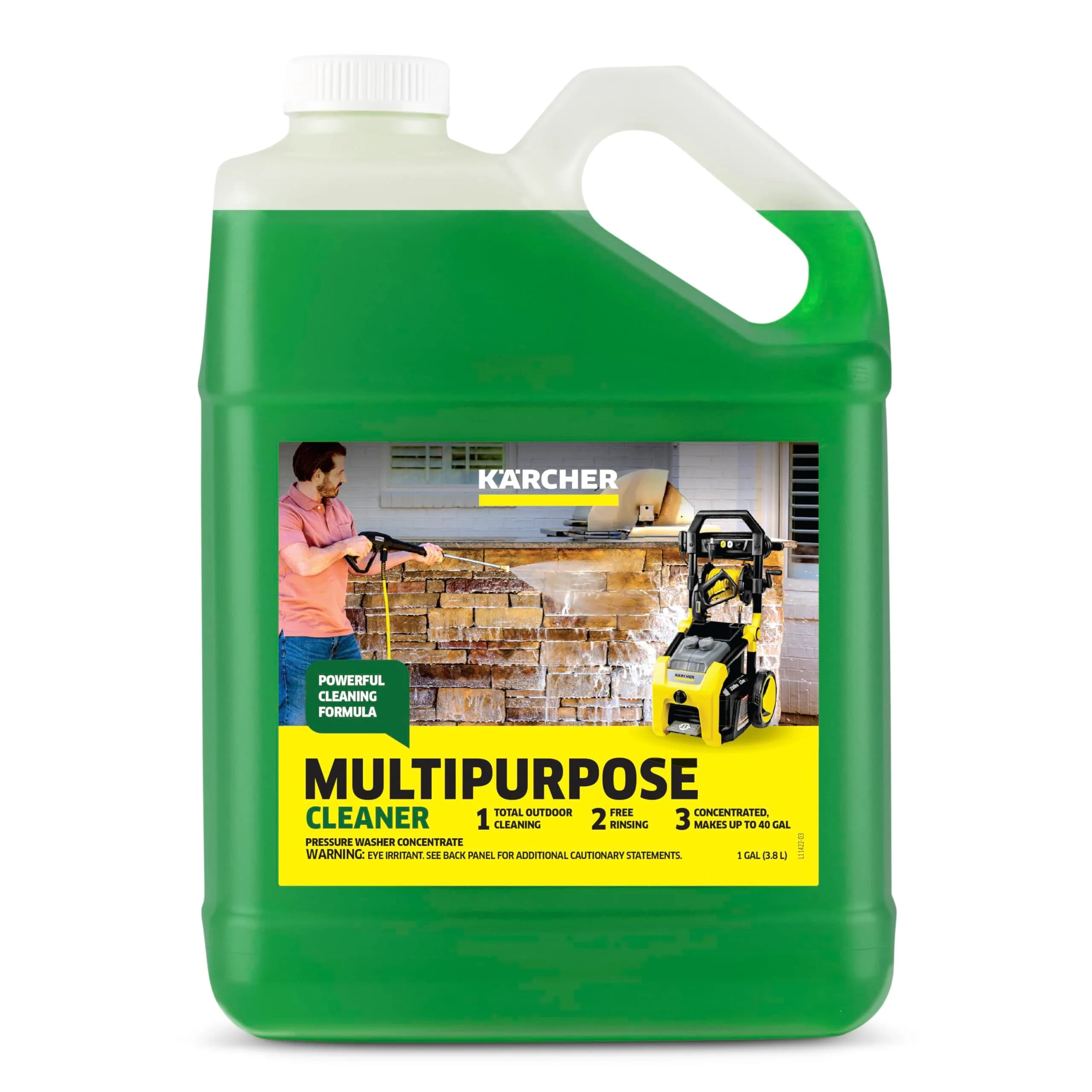KÄRCHER Multi Purpose Pressure Washer Detergent Concentrate 3.78 L (128 Fl Oz) | Highly Concentrated for Quick Cleaning - main product image