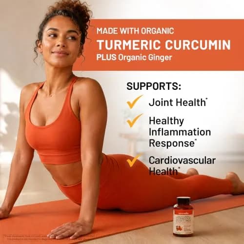 NatureWise Turmeric Curcumin 2250mg Supplement with BioPerine, 180 Capsules | Supports Joint & Overall Wellness thumbnail 2
