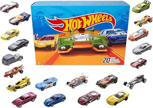 Hot Wheels Toy Cars & Trucks 20-Pack, Set of 20 1:64 Scale Vehicles | Instant Collection thumbnail 1
