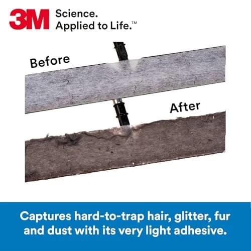 3M Easy Trap Sweep and Dust Sheets Roll 60 Sheets (15.24cm x 15.24cm) | Traps 8X More Dirt thumbnail 4