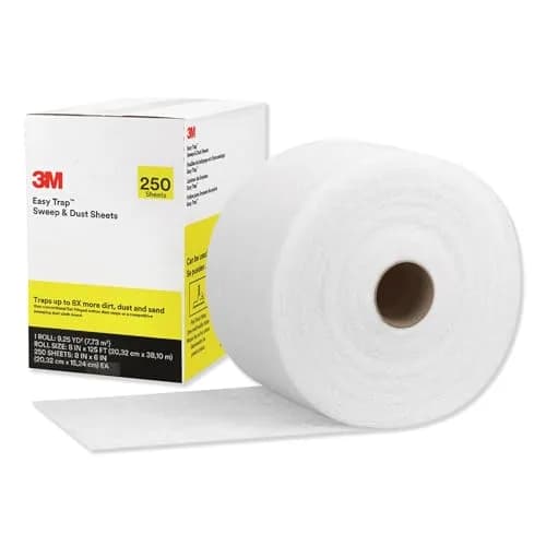 3M Easy Trap Sweep and Dust Sheets Roll 250 Sheets (8" x 6") | Traps 8X More Dirt, Dust, Sand & Hair thumbnail 1