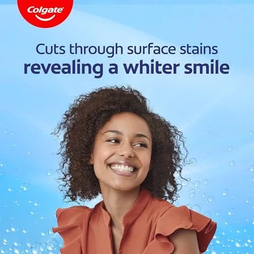 Colgate Baking Soda and Peroxide Whitening Toothpaste 75ml (2.5 oz) | Fluoride Anticavity Formula thumbnail 4