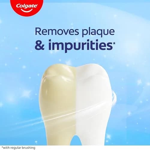 Colgate Baking Soda and Peroxide Whitening Toothpaste 75ml (2.5 oz) | Fluoride Anticavity Formula thumbnail 5