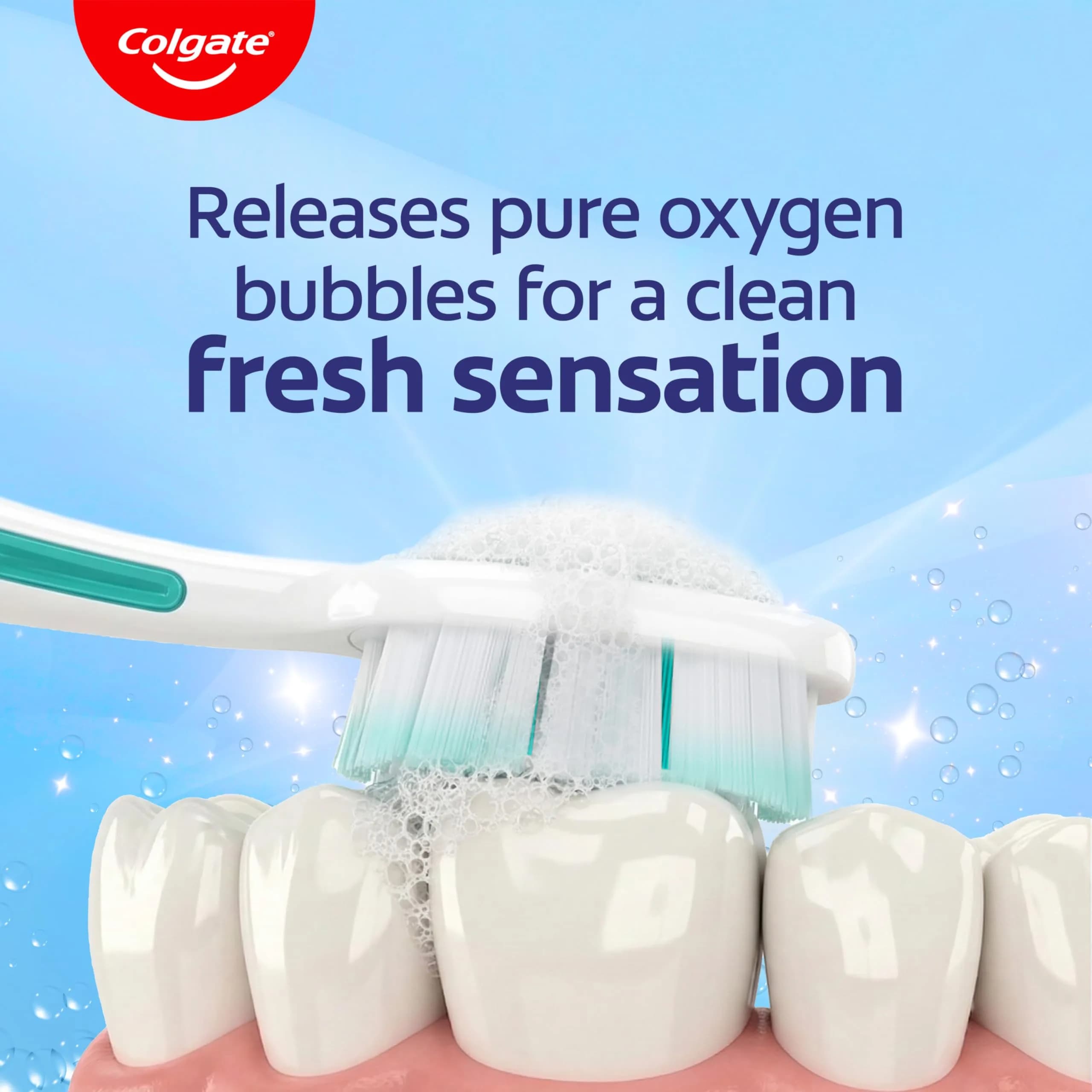 Colgate Baking Soda and Peroxide Whitening Toothpaste 75ml (2.5 oz) | Fluoride Anticavity Formula - view 2