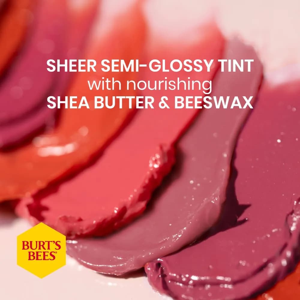 Burt's Bees Tinted Lip Balm, Red Dahlia, 4.25g (0.15 Oz) | 8 Hours Hydration - view 4