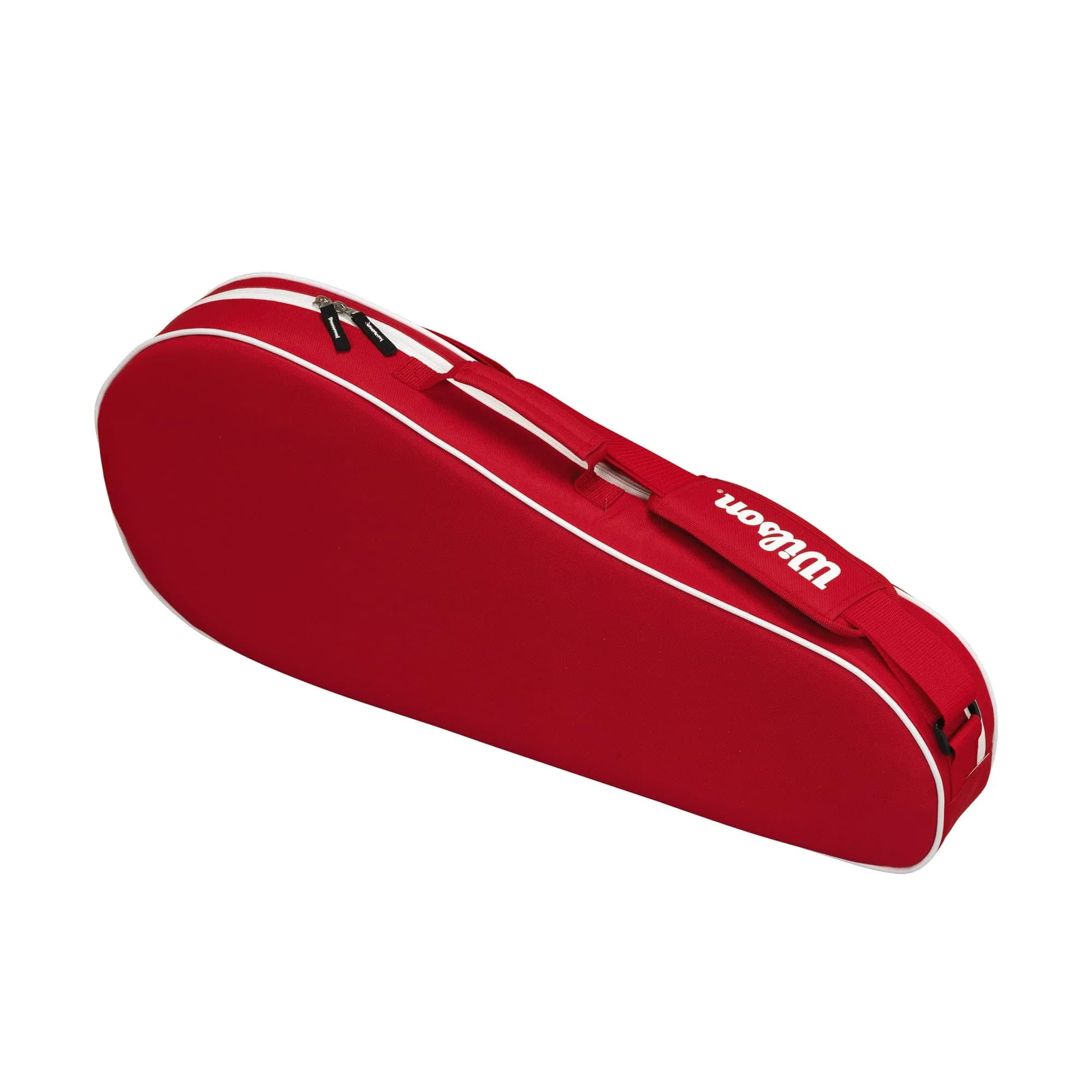 Wilson Advantage Team Triple Tennis Racket Bag - Red/White, 71cm (28") | Holds up to 3 Rackets - view 2