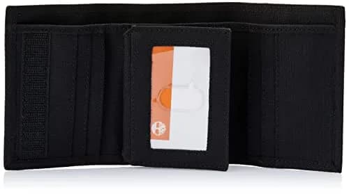 Timberland Men's Trifold Nylon Wallet Black | 13 Card Slots, ID Window, Billfold thumbnail 5