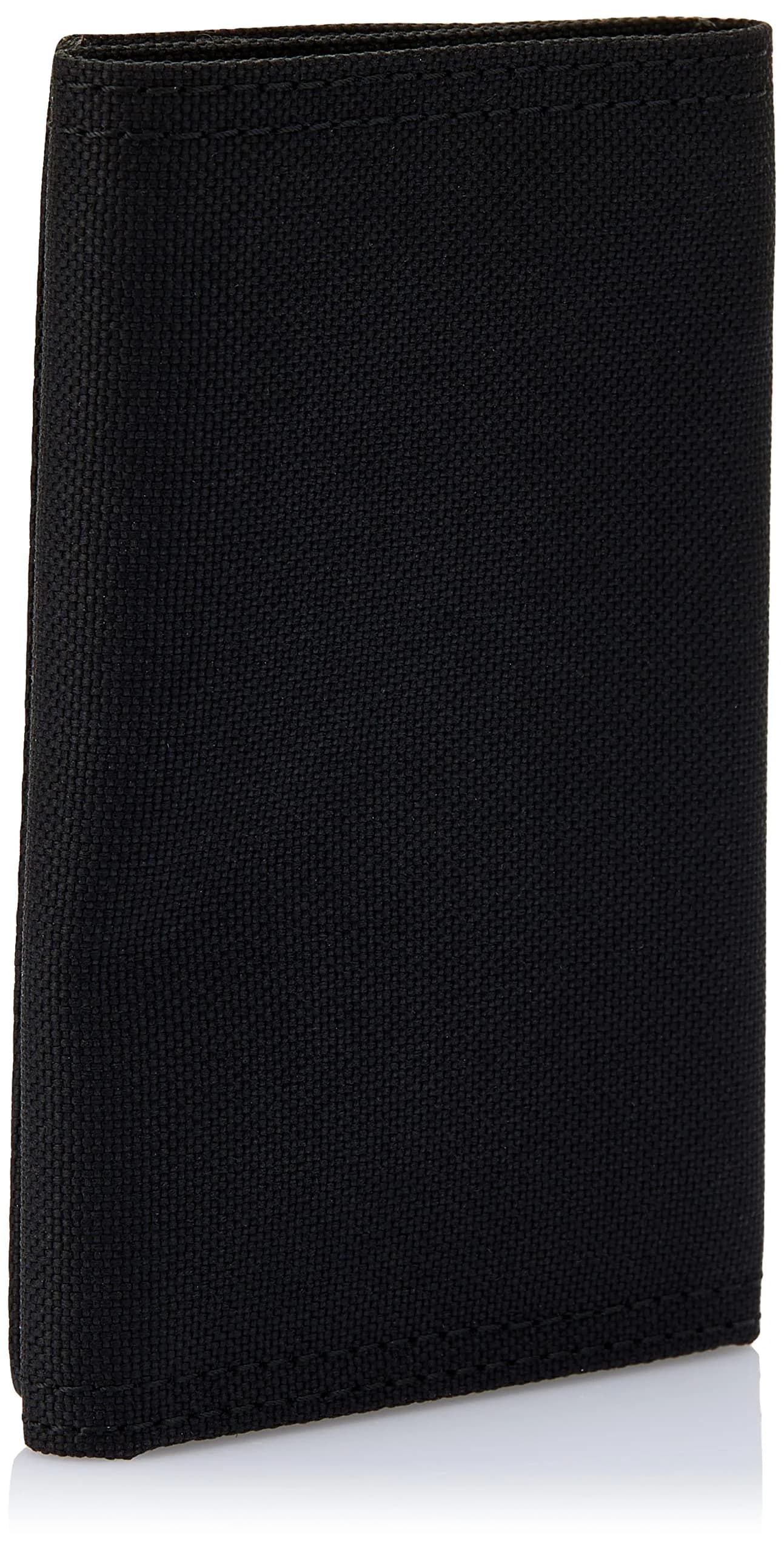 Timberland Men's Trifold Nylon Wallet Black | 13 Card Slots, ID Window, Billfold - view 2